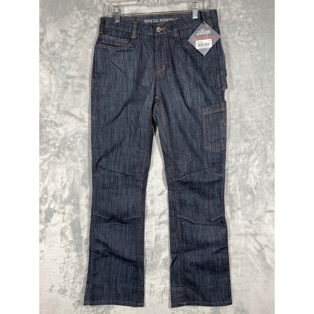 Dovetail Workwear FR Indigo Bootcut Jeans Women 6x30 Flame Resistant CAT 2 Denim